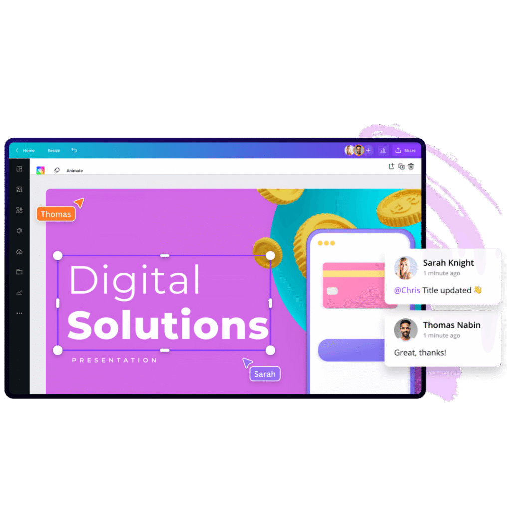 Utiliser Canva à plusieurs pour créer des modules e-learning